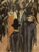 Berlin street scene Ernst Ludwig Kirchner